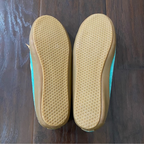 Vans Off The Wall Women's The Original Surf Siders Turquoise Size 5.5 - Picture 8 of 8